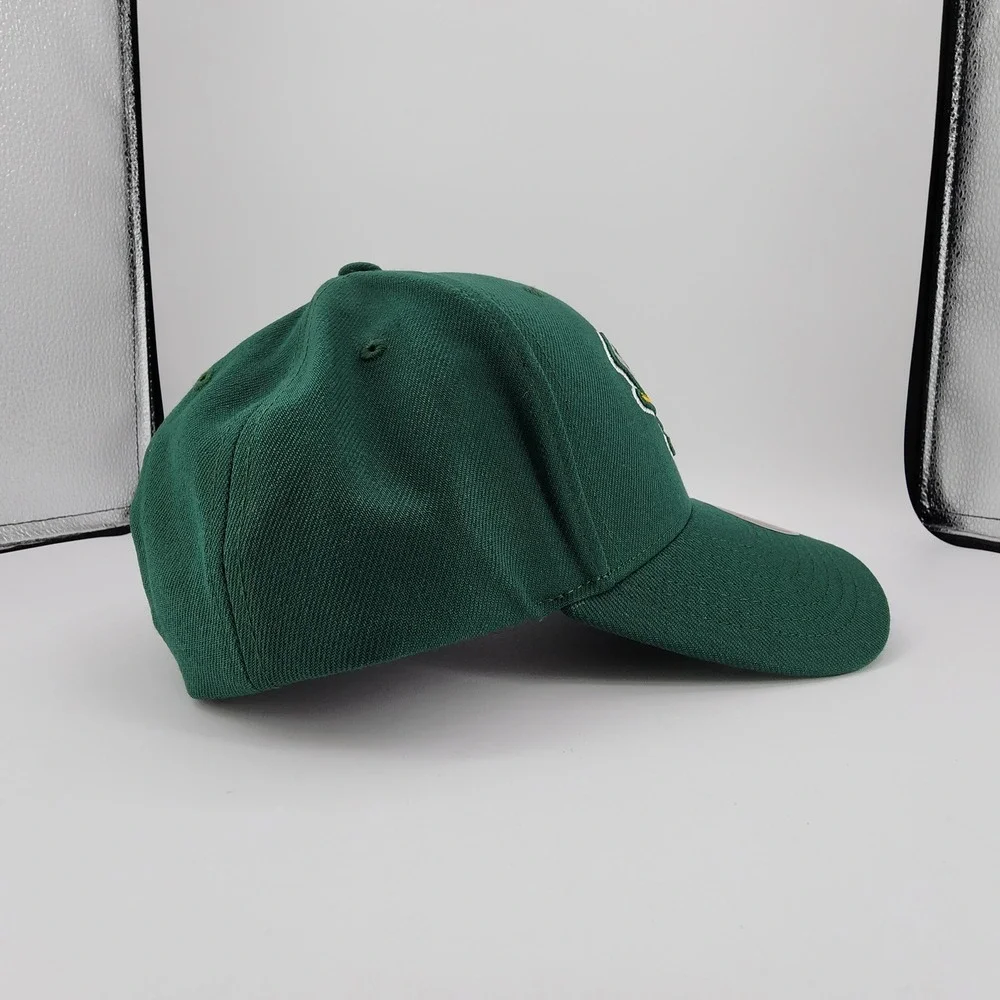 Mitchell & Ness Oakland Athletics Hat Mens OSFA Green Elephant Logo Snapback NEW